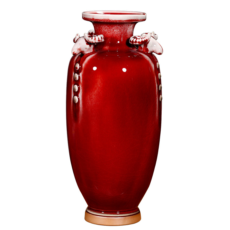 porcelaine for Jahrriesnge red ice crack vase cna0058 Compatible porcelaine Jahrriesnge for red ice crack vase cna0058