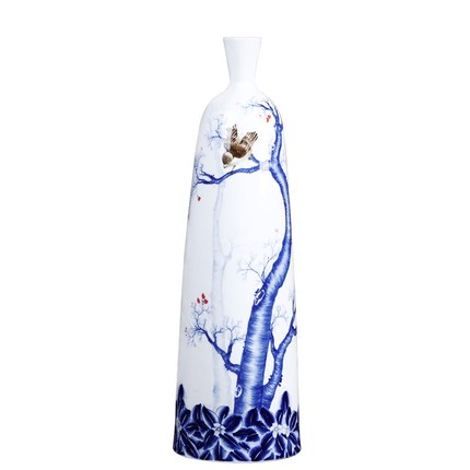 porcelaine for Jahrriesnge hand painted white blue vase cna0080 Compatible porcelaine Jahrriesnge for hand painted white blue vase cna0080