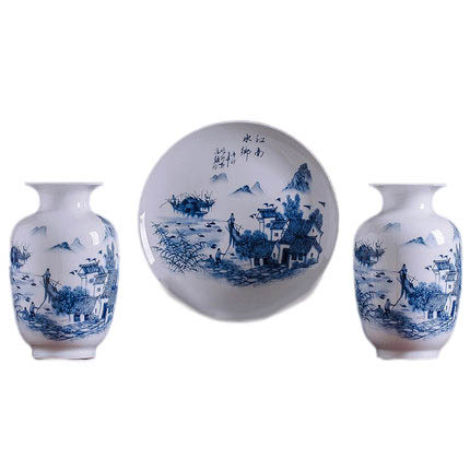 porcelaine for Jahrriesnge vase set 3 pieces cna0190 Compatible porcelaine Jahrriesnge for vase set 3 pieces cna0190