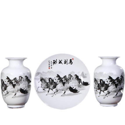 porcelaine for Jahrriesnge vase set 3 pieces cna0194 Compatible porcelaine Jahrriesnge for vase set 3 pieces cna0194