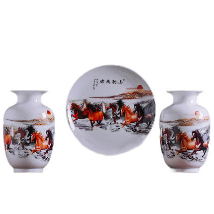 porcelaine for Jahrriesnge vase set 3 pieces cna0196 Compatible porcelaine Jahrriesnge for vase set 3 pieces cna0196