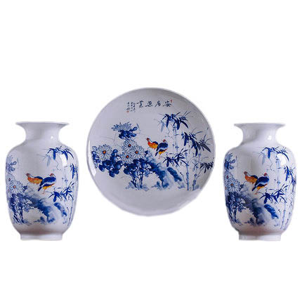 porcelaine for Jahrriesnge vase set 3 pieces cna0198 Compatible porcelaine Jahrriesnge for vase set 3 pieces cna0198
