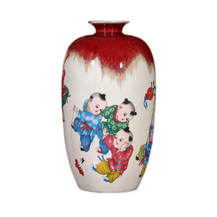 porcelaine for Jahrriesnge kiln change cracked glaze pomegranate flower vase cna0441 Compatible porcelaine Jahrriesnge for kiln change cracked glaze pomegranate flower vase cna0441