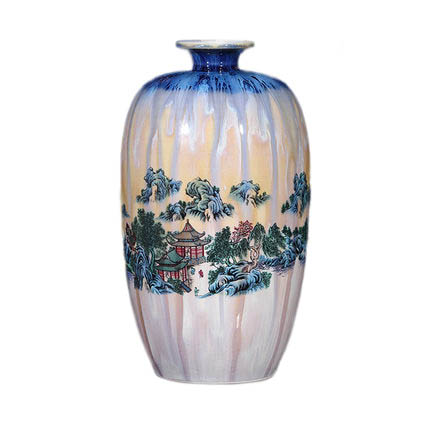 porcelaine for Jahrriesnge kiln change cracked glaze pomegranate flower vase cna0444 Compatible porcelaine Jahrriesnge for kiln change cracked glaze pomegranate flower vase cna0444
