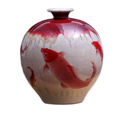 porcelaine for Jahrriesnge kiln change cracked glaze pomegranate flower vase cna0445 Compatible porcelaine Jahrriesnge for kiln change cracked glaze pomegranate flower vase cna0445