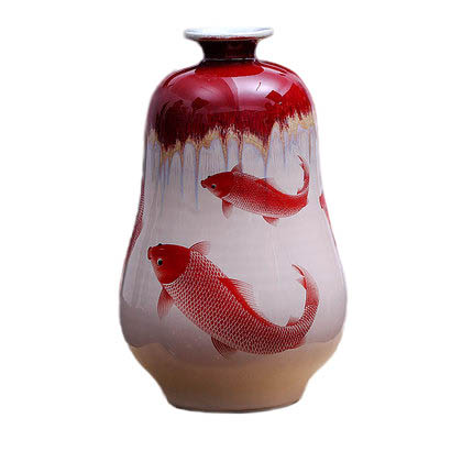 porcelaine for Jahrriesnge kiln change cracked glaze pomegranate flower vase cna0447 Compatible porcelaine Jahrriesnge for kiln change cracked glaze pomegranate flower vase cna0447