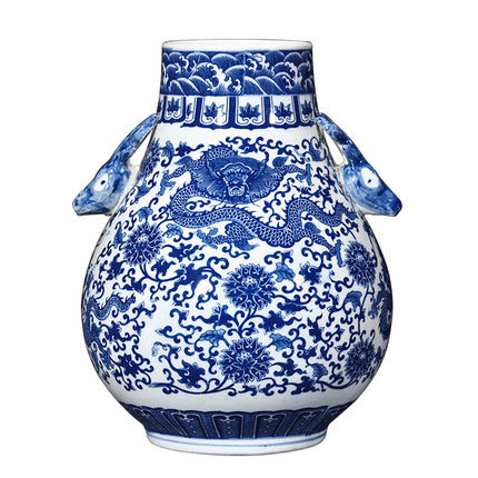 porcelaine for Jahrriesnge binaural dragon pattern vase cna0565 Compatible porcelaine Jahrriesnge for binaural dragon pattern vase cna0565