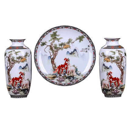 porcelaine for Jahrriesnge vase set three pieces cna0566 Compatible porcelaine Jahrriesnge for vase set three pieces cna0566