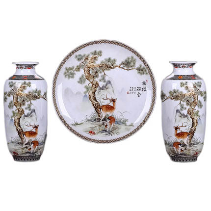 porcelaine for Jahrriesnge vase set three pieces cna0567 Compatible porcelaine Jahrriesnge for vase set three pieces cna0567