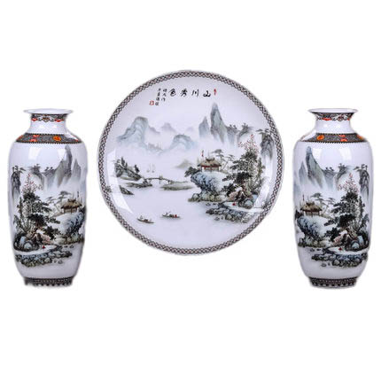porcelaine for Jahrriesnge vase set three pieces cna0571 Compatible porcelaine Jahrriesnge for vase set three pieces cna0571