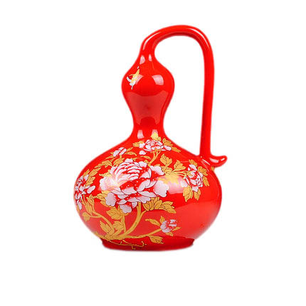 porcelaine for Jahrriesnge red peony gourd vase cna0688 Compatible porcelaine Jahrriesnge for red peony gourd vase cna0688
