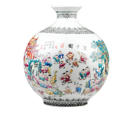 porcelaine for Jahrriesnge pastel one hundred children figure vase cna0781 Compatible porcelaine Jahrriesnge for pastel one hundred children figure vase cna0781