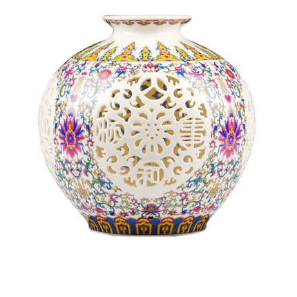 porcelaine for Jahrriesnge pastel hollow thin fetal pomegranate flower vase cna0812 Compatible porcelaine Jahrriesnge for pastel hollow thin fetal pomegranate flower vase cna0812