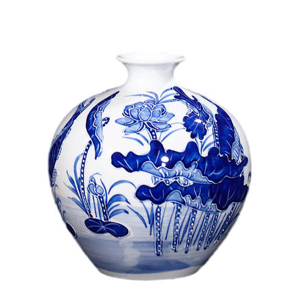 porcelaine for Jahrriesnge relief lotus vase cna0904 Compatible porcelaine Jahrriesnge for relief lotus vase cna0904