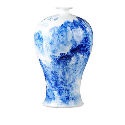 porcelaine for Jahrriesnge landscape painting vase cna1001 Compatible porcelaine Jahrriesnge for landscape painting vase cna1001