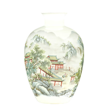 porcelaine for Jahrriesnge colorful landscape vase cna1007 Compatible porcelaine Jahrriesnge for colorful landscape vase cna1007
