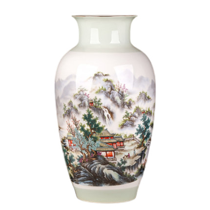 porcelaine for Jahrriesnge colorful landscape vase cna1009 Compatible porcelaine Jahrriesnge for colorful landscape vase cna1009