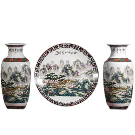porcelaine for Jahrriesnge spring vase set 3pcs cna1046 Compatible porcelaine Jahrriesnge for spring vase set 3pcs cna1046