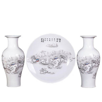 porcelaine for Jahrriesnge vase set 3pcs cna1056 Compatible porcelaine Jahrriesnge for vase set 3pcs cna1056
