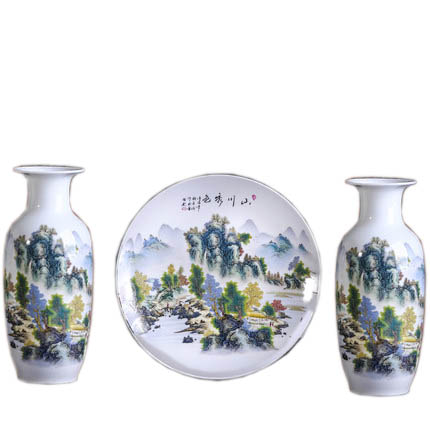 porcelaine for Jahrriesnge vase set 3pcs cna1058 Compatible porcelaine Jahrriesnge for vase set 3pcs cna1058