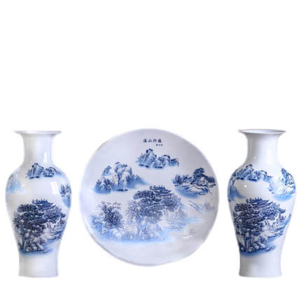 porcelaine for Jahrriesnge vase set 3pcs cna1061 Compatible porcelaine Jahrriesnge for vase set 3pcs cna1061