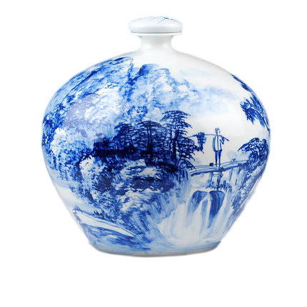 porcelaine for Jahrriesnge landscape painting vase cna1089 Compatible porcelaine Jahrriesnge for landscape painting vase cna1089