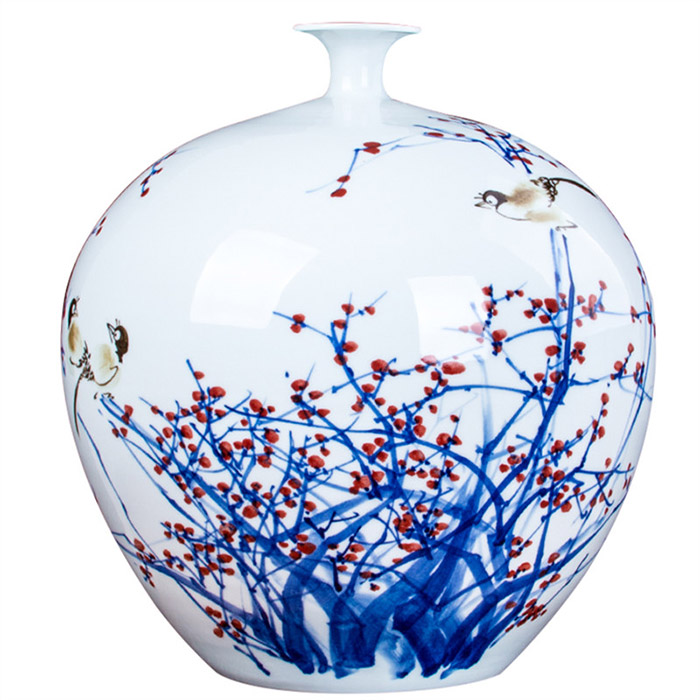 porcelaine for Jahrriesnge flowers and birds vase cna1123 Compatible porcelaine Jahrriesnge for flowers and birds vase cna1123
