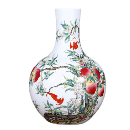 porcelaine for Jahrriesnge nine peach illustration vase cna1125 Compatible porcelaine Jahrriesnge for nine peach illustration vase cna1125