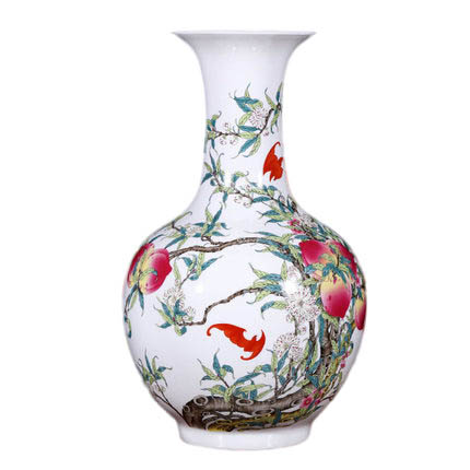 porcelaine for Jahrriesnge nine peach illustration vase cna1127 Compatible porcelaine Jahrriesnge for nine peach illustration vase cna1127
