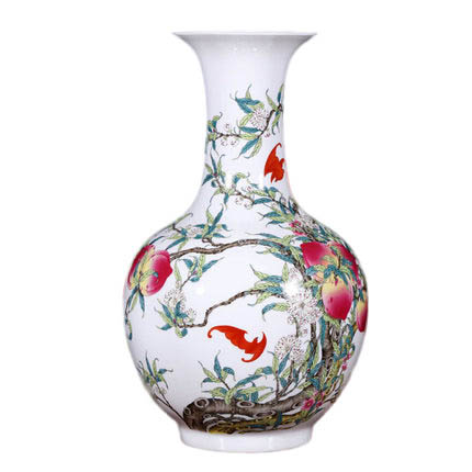 porcelaine for Jahrriesnge nine peach illustration vase cna1128 Compatible porcelaine Jahrriesnge for nine peach illustration vase cna1128