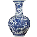 porcelaine for Jahrriesnge blue dragon vase cna1287 Compatible porcelaine Jahrriesnge for blue dragon vase cna1287
