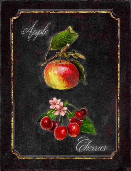 Nature morte for Jahrriesnge apple-cherries-lpf00444 Compatible Nature morte Jahrriesnge for apple-cherries-lpf00444