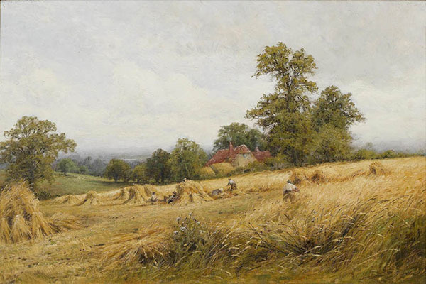 Compatible Paysage JAHRRIESNGE  for People-who-are-collecting-in-autumn-lpf01457 