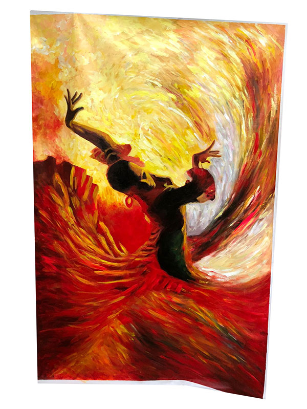 Peinture à l'huile for JAHRRIESNGE dancer-lpg0084 Compatible Peinture à l'huile JAHRRIESNGE for dancer-lpg0084