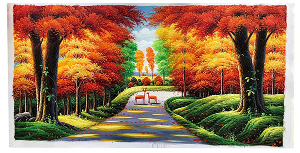 Peinture à l'huile for JAHRRIESNGE tree-lpg0122 Compatible Peinture à l'huile JAHRRIESNGE for tree-lpg0122