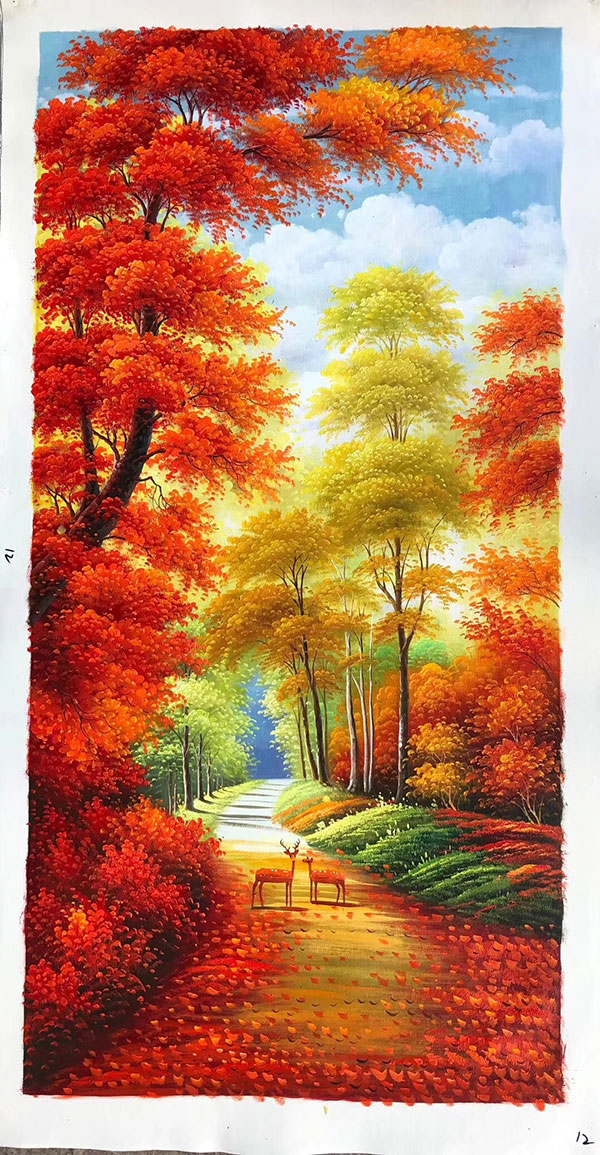 Peinture à l'huile for Jahrriesnge tree-lpg0123 Compatible Peinture à l'huile Jahrriesnge for tree-lpg0123
