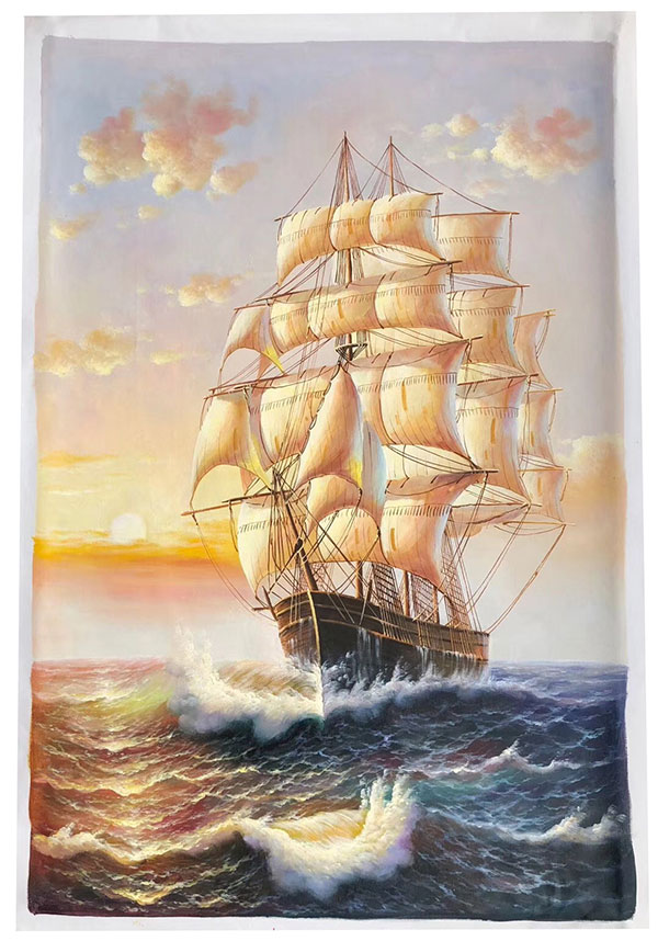 Peinture à l'huile for JAHRRIESNGE ship-lpg0171 Compatible Peinture à l'huile JAHRRIESNGE for ship-lpg0171