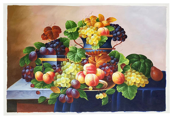 Peinture à l'huile for JAHRRIESNGE fruit-lpg0391 Compatible Peinture à l'huile JAHRRIESNGE for fruit-lpg0391