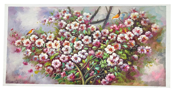 Peinture à l'huile for JAHRRIESNGE pine-flower-lpg403 Compatible Peinture à l'huile JAHRRIESNGE for pine-flower-lpg403