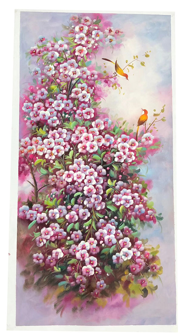 Peinture à l'huile for JAHRRIESNGE pine-flower-lpg406 Compatible Peinture à l'huile JAHRRIESNGE for pine-flower-lpg406