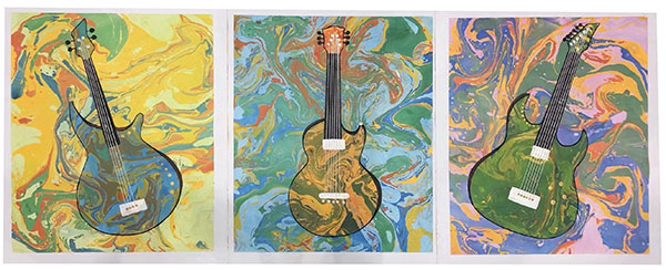 Peinture à l'huile for Jahrriesnge guitar-lpg0419 Compatible Peinture à l'huile Jahrriesnge for guitar-lpg0419