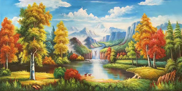 Paysage for JAHRRIESNGE tree-river-sky-lpg0776 Compatible Paysage JAHRRIESNGE for tree-river-sky-lpg0776