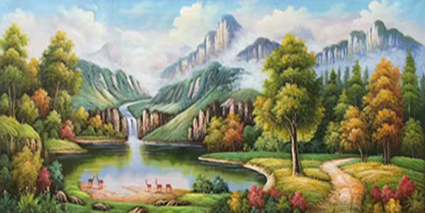 Paysage for JAHRRIESNGE lake-and-trees-lpg0780 Compatible Paysage JAHRRIESNGE for lake-and-trees-lpg0780