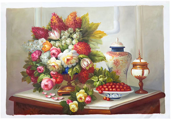 Nature morte for Jahrriesnge vase-lamp-flower-fruit-lpg0828 Compatible Nature morte Jahrriesnge for vase-lamp-flower-fruit-lpg0828