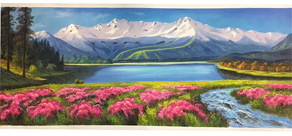 Paysage for JAHRRIESNGE montains-lpg1127 Compatible Paysage JAHRRIESNGE for montains-lpg1127