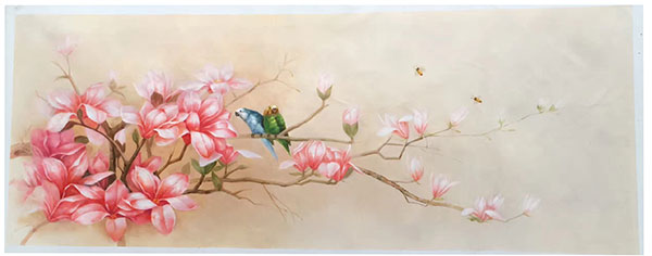 Floral for Jahrriesnge birds-sing-lpg1182 Compatible Floral Jahrriesnge for birds-sing-lpg1182