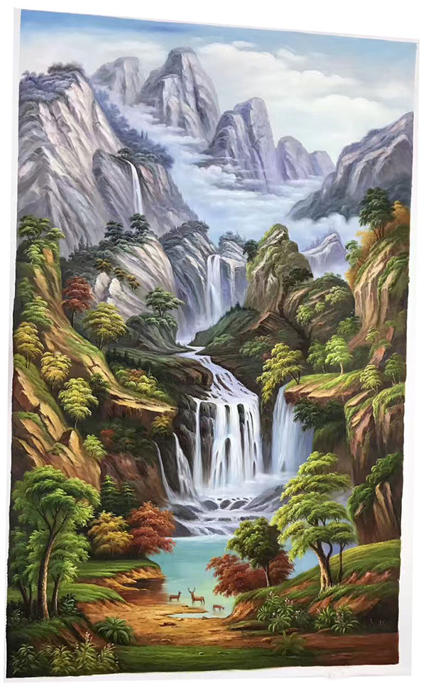 Paysage for JAHRRIESNGE high-mountain-water-fall-lpg1293 Compatible Paysage JAHRRIESNGE for high-mountain-water-fall-lpg1293