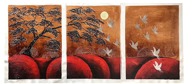 Paysage for JAHRRIESNGE mixed-birds-trees-lpg1459 Compatible Paysage JAHRRIESNGE for mixed-birds-trees-lpg1459