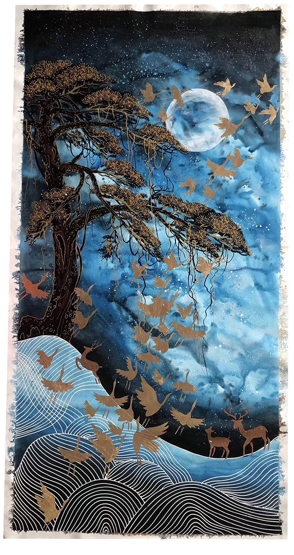 Paysage for JAHRRIESNGE birds-moon-lpg1496 Compatible Paysage JAHRRIESNGE for birds-moon-lpg1496