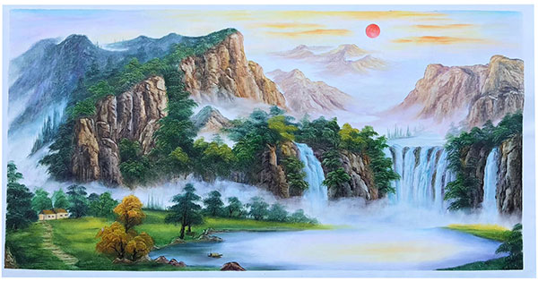 Paysage for JAHRRIESNGE waterfall-lpg1843 Compatible Paysage JAHRRIESNGE for waterfall-lpg1843